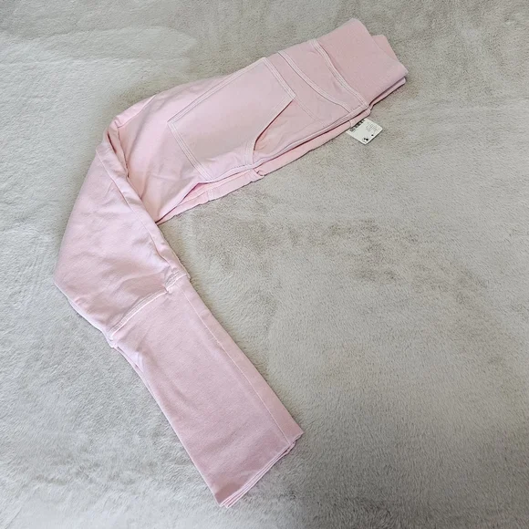 Free People On The Road Pants in Petal Pink - Picture 14 of 16